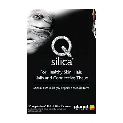 Qsilica Colloidal Cap 50 Silica - Vegetarian Capsules Original Caps • $37.50