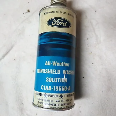 NOS Vintage Ford Windshield Washer Solution Fuild C1AA-19550-A • $49