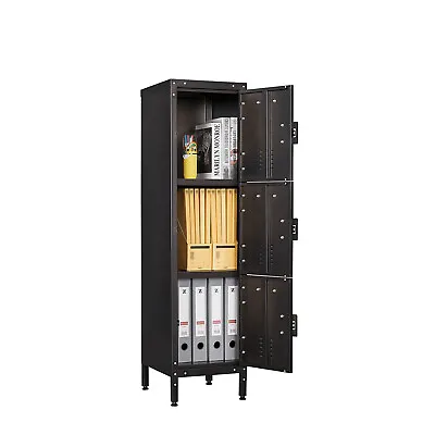 Metal Storage Cabinet Retro Style For Club Home Storage Lockers With 3/4/6 Doors • $159.99