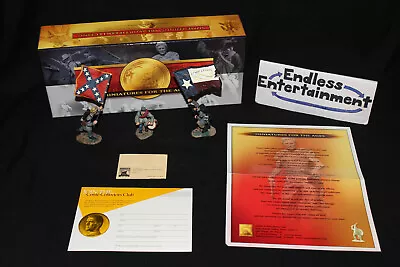 Conte American Civil War Miniatures #ACW57126 Texas Brigade Flagbearers Drummer • $197.35