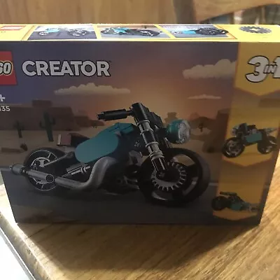 LEGO® 31135 Creator 3-in-1 Vintage Motorcycle Brand New And Sealed • $27.90