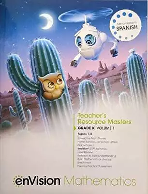 EnVision Mathematics 2020 Teacher Resource Masters Grade K Volume 1 - VERY GOOD • $7.85