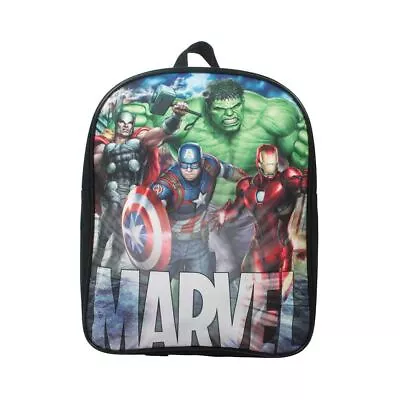 Children's Marvel Avengers Character Backpack - 30cm Kids School Bag - Polyester • £9.99