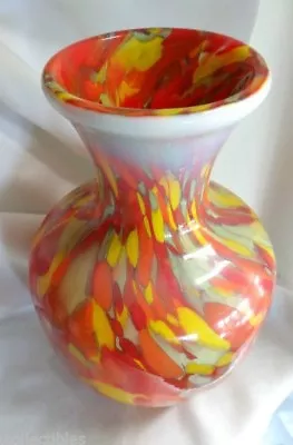 $299 • Buy Fenton Art Glass Limited Edition Myriad Mist Vase Dave Fetty New In Box