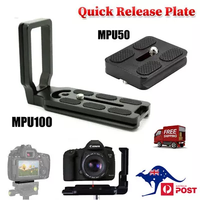 MPU100 /50 Quick Release L Plate Bracket For Camera Benro Arca Swiss Universal • $4.69