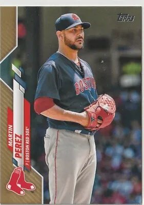 2020 Topps Gold Martin Perez Card # 444   0724/2020 • $1