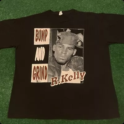 Vintage 90s R Kelly Bump And Grind Rap Tee Shirt Mens Size XL Promo Double Sided • $99.99