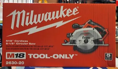 Brand New! Milwaukee 2630-20 M18 6-1/2 In. Cordless Circular Saw Tool Only • $83.99