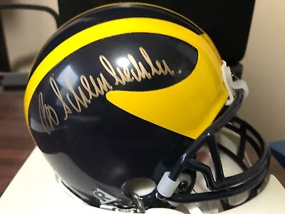 Bo Schembechler Signed Authentic Michigan Wolverines Mini Helmet JSA Letter • $745