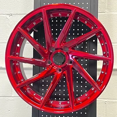 19  Ipw 511 Swirl Style Red Wheels Rims Fits Mitsubishi Eclipse Lancer • $780