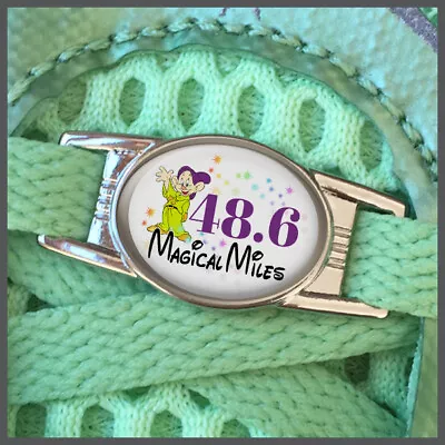 RunDisney Dopey Challenge 48.6 Magical Miles Shoelace Shoe Charm Or Zipper Pull • £10.55