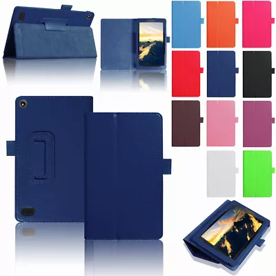 For Amazon Kindle Fire 7 HD 10 8 2017 7th Magnetic Leather Smart Case Cover Skin • $9.88