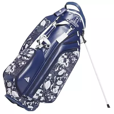 Adidas Golf Caddy Play Green Graphic Stand Bag NMH62 8.5x 47inch WH/CoNV 2023New • $289