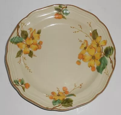 Mikasa China Pottery Heritage Goldwood Salad Plate • $11.68