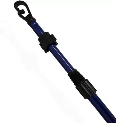 Washing Line Prop 2.4M Laundry Support Pole Telescopic Extending Clothing Pole • £11.43