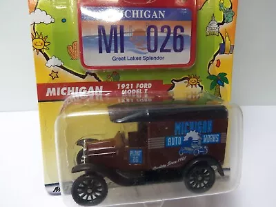 2001 Matchbox Around The World 1921 Ford Model T #026 - Michigan - MIP - 1/52 S • $3.21