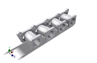 $542.21 • Buy Renault Clio Williams F7R INLET MANIFOLD TO SUIT Jenvey SF Throttle Bodies