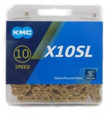 KMC X10sl 10-Speed Stretch-Proof Bike Chain Road MTB X10sl Fits Shimano • $29.99