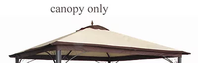 REPLACEMENT CANOPY FOR GAZEBO Most 3x3m UV Water Resistant ALL BEIGE Outdoor • $152