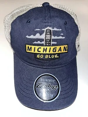 NCAA University Of Michigan Wolverines Zephyr Snapback Rare Hat Cap Snapback • $19.54