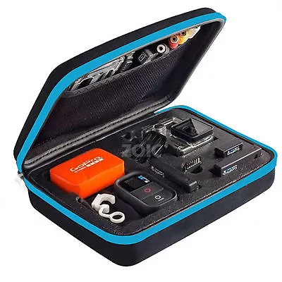 $17.85 • Buy S/M/L 3 Sizes Travel Carry Storage Case Bag Box GoPro Hero Camera 5 4 3+ 7 6 8 9