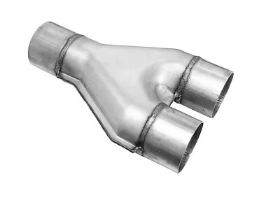 Jones Y-Pipe 2 1/2  Single X 2.5  Dual Pipe Exhaust Adapter Connector Coupling • $37.99