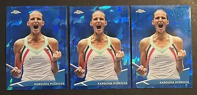 (3) 2021 Topps Chrome Sapphire Karolina Pliskova #55 Tennis • $6.99