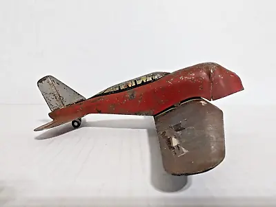 Vintage Marx Wyandotte Pressed Steel Toy Airplane See Pictures And Description • $24.97