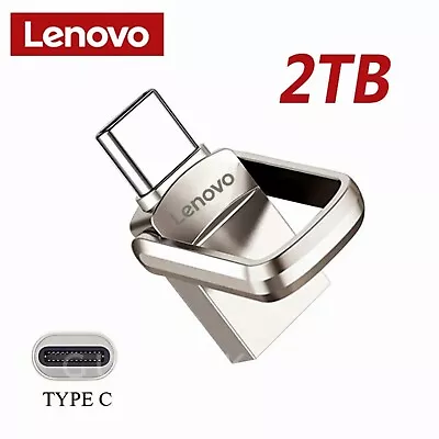 USB 3.0 Type C 2TB OTG Flash Drive Metal Memory Stick Pen For PC Phone • £16.73