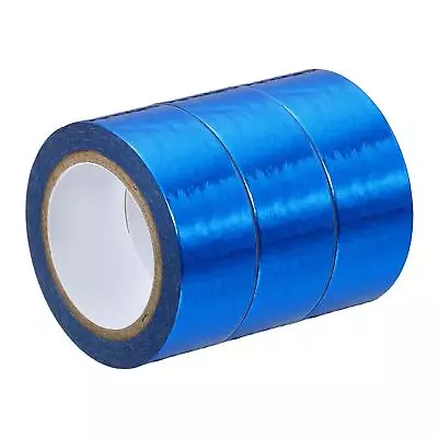 3pcs 15mmx5m Metallic Washi Tape Masking Foil Adhesive Craft Dark Blue • £9.77