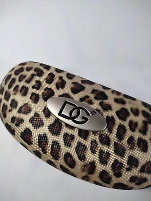 Dolce & Gabbana DG Hard Shell Sunglasses Case Glasses Leopard Print Animal • $22.99