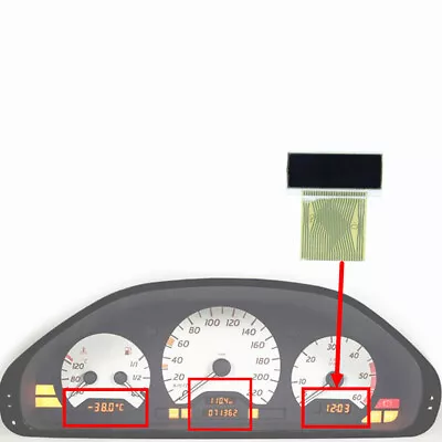 Right Instrument Cluster LCD Display Screen For Mercedes 1998-2002 E-class W210 • $45.65