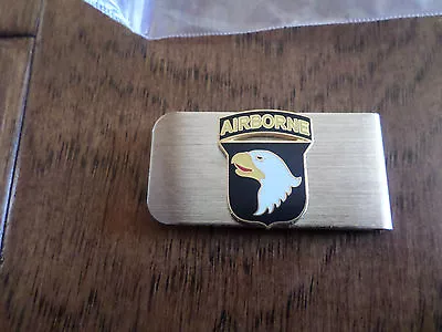 $12.99 • Buy U.s Military Army 101st Airborne Division Metal Money Clip  U.s.a Made 