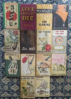 Complete Set 1st Edition (Later Printings) Ian Fleming Bond Series • $3999