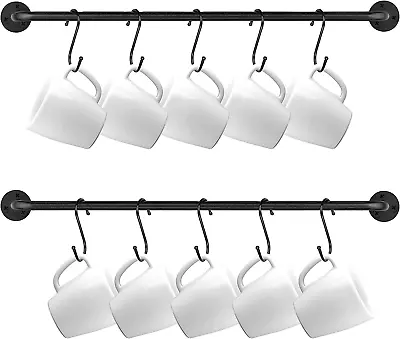 Coffee Mug Wall Rack，Coffee Cup Holder Wall Mounted，Mug Racks For Wall，Mug Wall  • $15.93