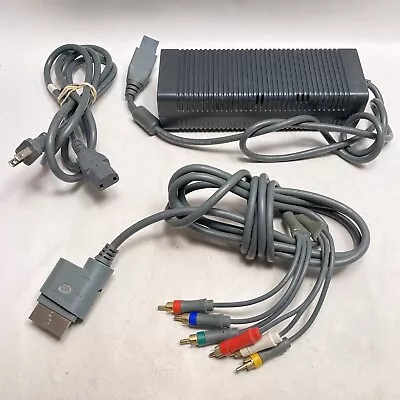 Genuine Microsoft Xbox 360 HP-AW175EF3 AC Power Supply Brick 12V 175W & AV Cable • $19.99