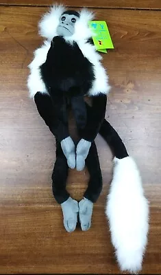 Ravensden / Rushden Colobus Hanging Monkey Stuffed Animal W/ Tag UK IMPORT • $13.99