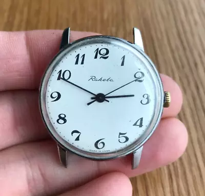 Watch Raketa Cal. 2609.HA Vintage Rare Wristwatch USSR Russia Soviet SU SSSR • £13.49
