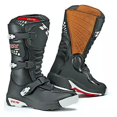 TCX Comp Kids Black Youth Motorcycle Motocross MX Boots • $199