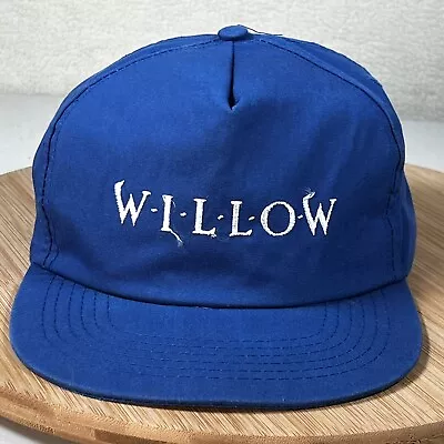 Willow Movie Promo Snapback Cap 1988 Lucasfilm Promotional Hat Blue Vintage • $38.88