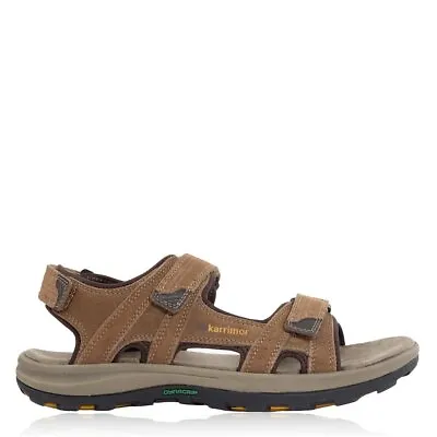 Karrimor Mens Antibes Leather Walking Sandals Strap Summer • £33