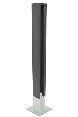 £59.99 • Buy Slotted Concrete End Post Extender Graphite Grey Free Delivery Up To 8 Feet