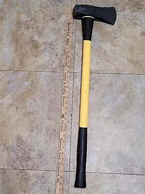 ROCKFORGE 8 Lb Total Single Bit 33  Splitting Maul Axe Fiberglass Handle.OBO   • $35