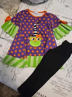 Molly And Millie 2PC OUTFIT 3t Owl Halloween Toddler  • $20