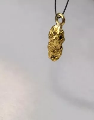 California Natural Gold Nugget Pendant 1.00 Gram • $65