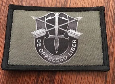 Special Forces Crest Morale Patch Tactical ARMY Hook Military USA Badge Flag • $8.49