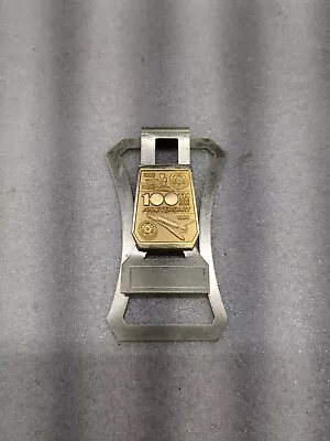 Vtg. 100th Anniversary Machinist Aerospace Union Money Clip Locomotive Shuttle • $16