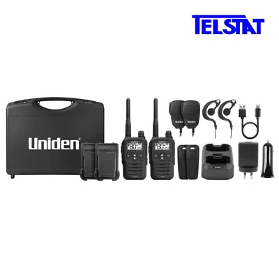 UNIDEN UH825-2TP Tradie Pack 2W UHF CB Walkie Talkie Handheld Radio 80 CHANNEL • $279