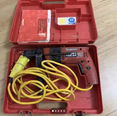 £28 • Buy HILTI TSB24 Hammer Drill  110v With Hard Case