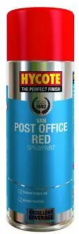 £9 • Buy Hycote Post Office Van Red 400ml Spray Paint Aerosol - XUK481